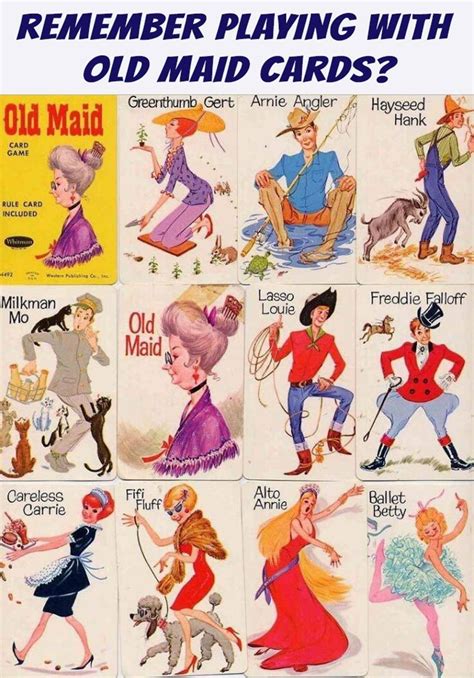 classic old maid cards